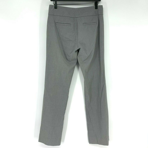 Kenneth Cole New York Dress Pants Womens 4 Average Gray Straight Leg Mid Rise - Picture 5 of 7